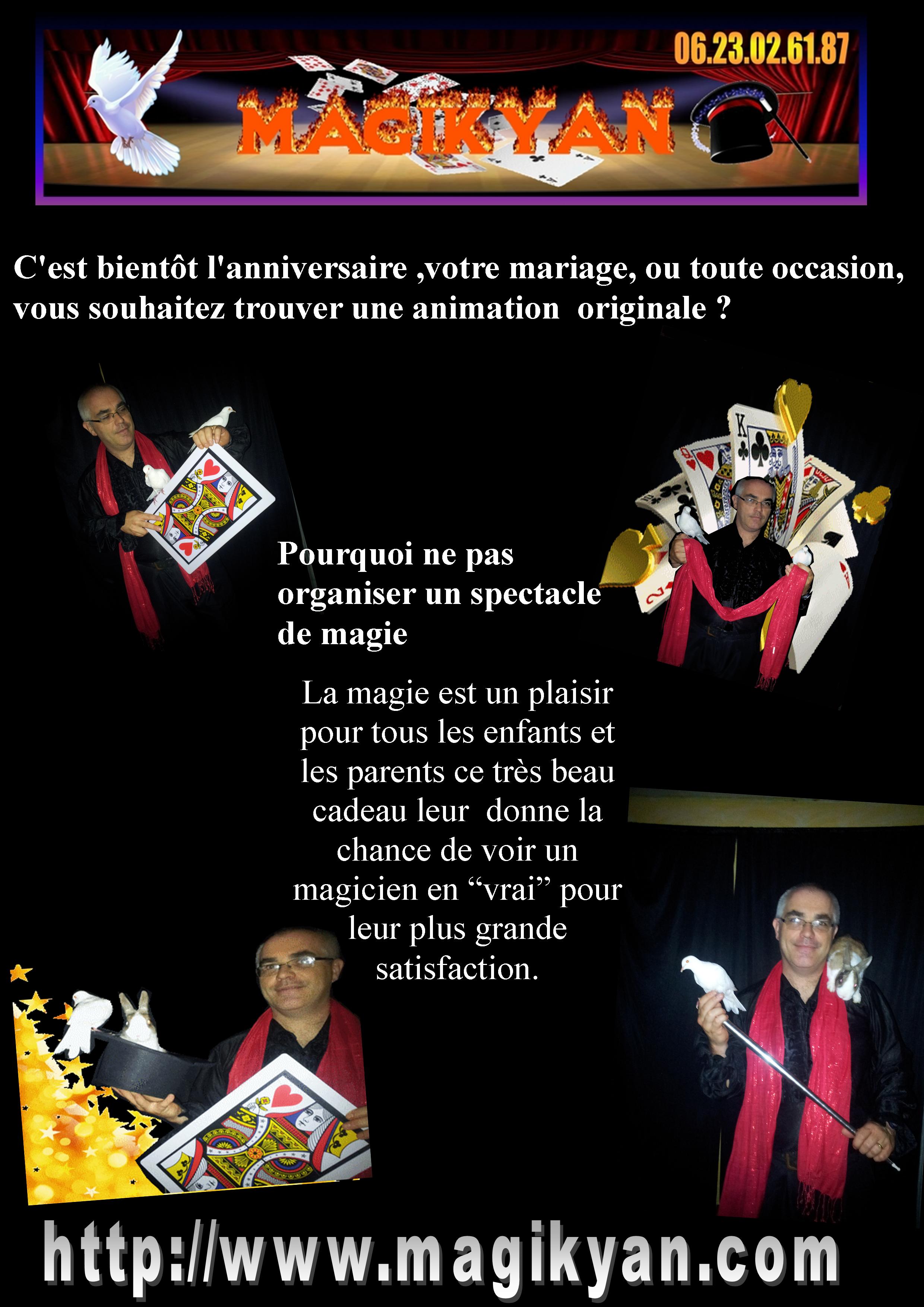 spectacle interactif avec les enfants